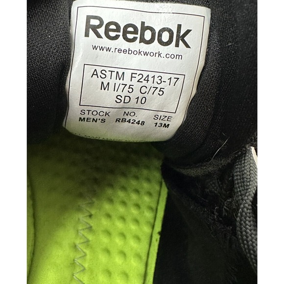 Reebok, Men’s Print Work Ultk Athletic Sneaker Black, Size 13M - Picture 7 of 9